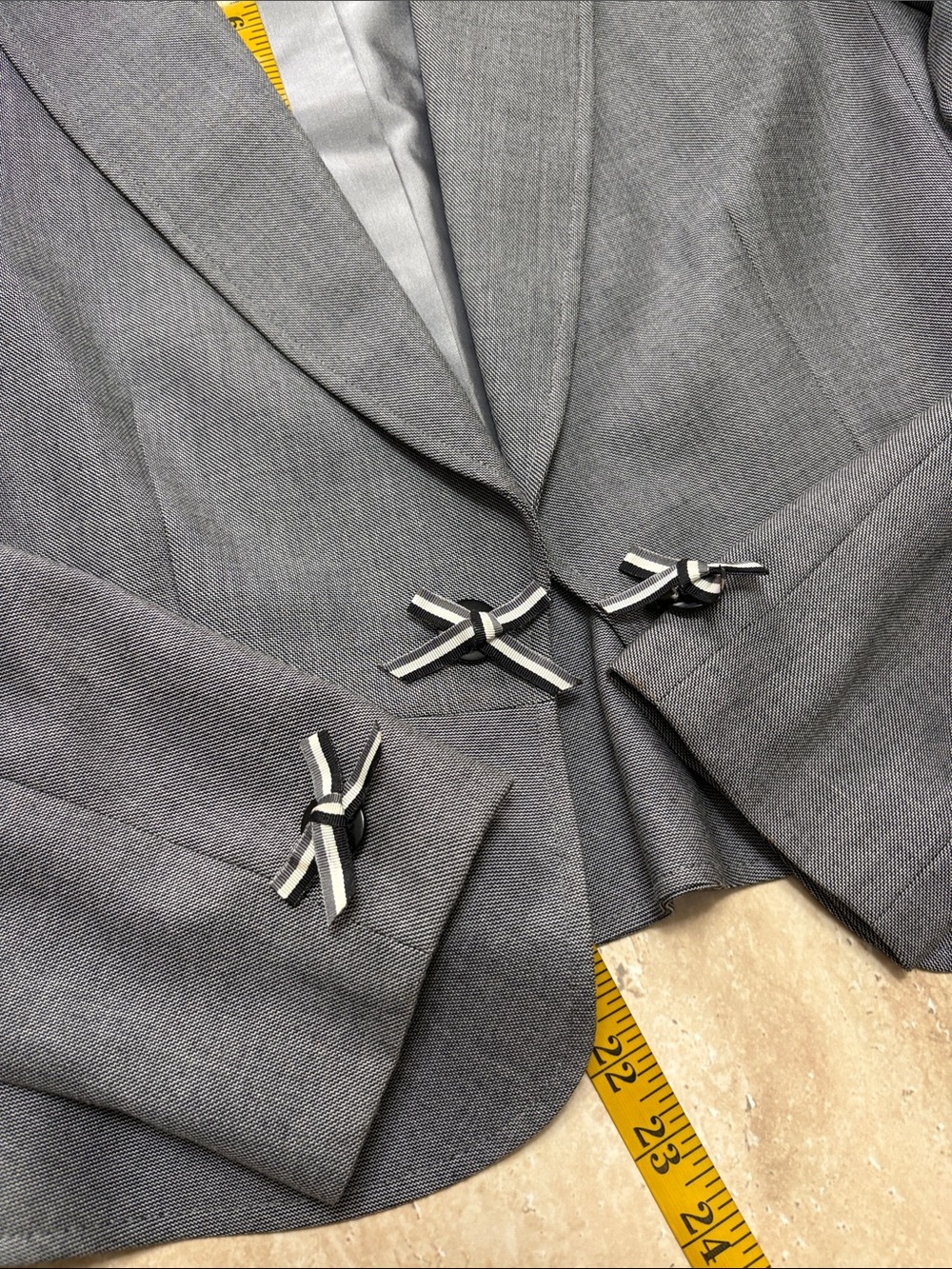 NWOT Tahari Gray Skirt Suit - Picture 8 of 10